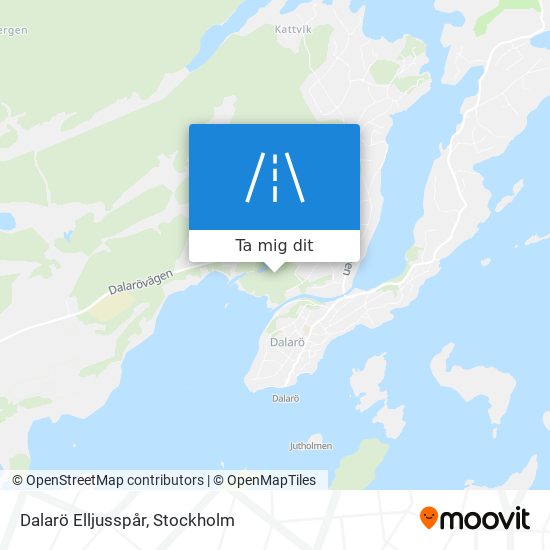 Dalarö Elljusspår karta