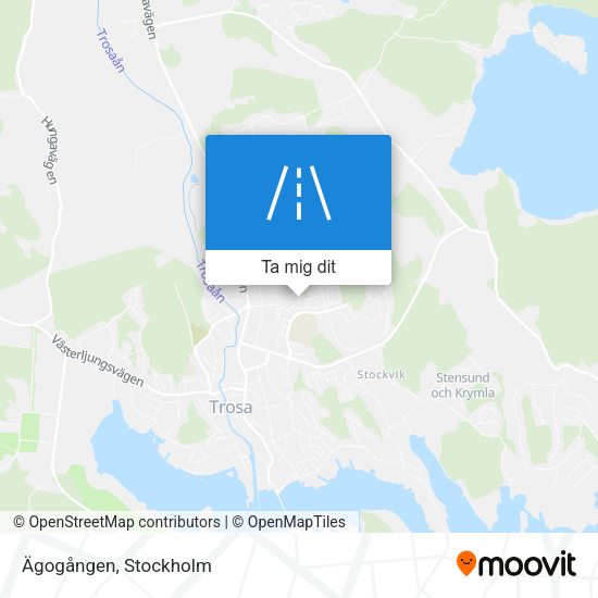Ägogången karta