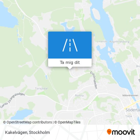 Kakelvägen karta