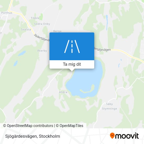 Sjögärdesvägen karta