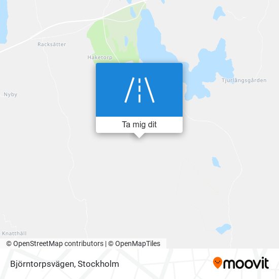 Björntorpsvägen karta