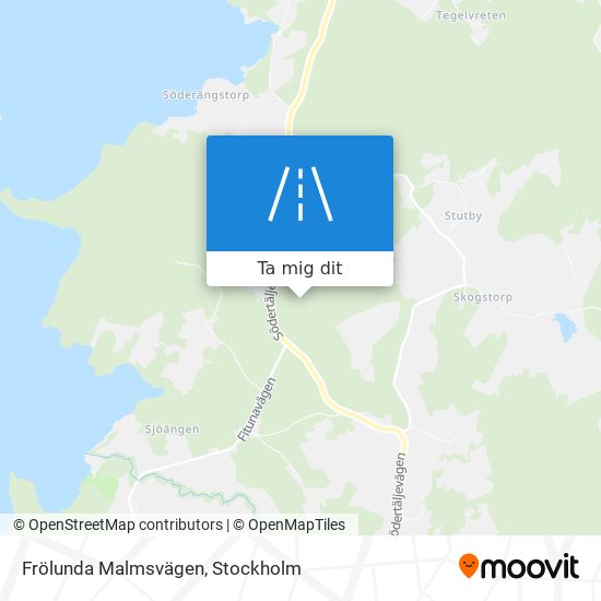 Frölunda Malmsvägen karta