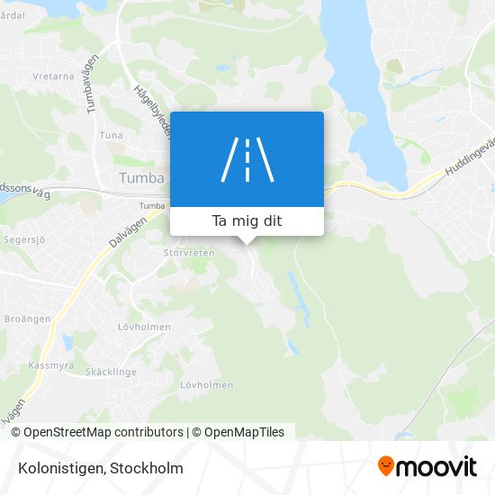 Kolonistigen karta