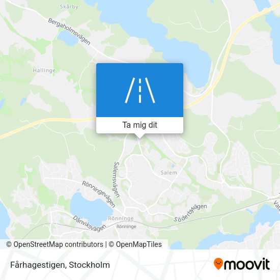 Fårhagestigen karta