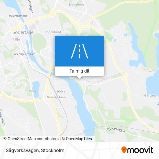 Sågverksvägen karta