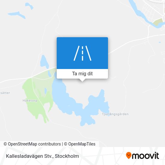 Kallesladavägen Stv. karta