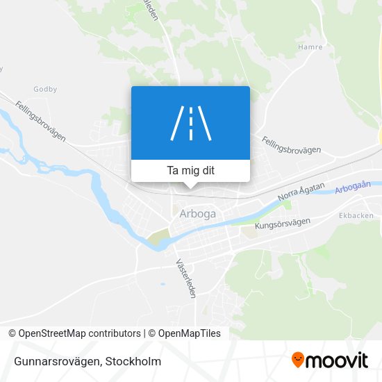 Gunnarsrovägen karta