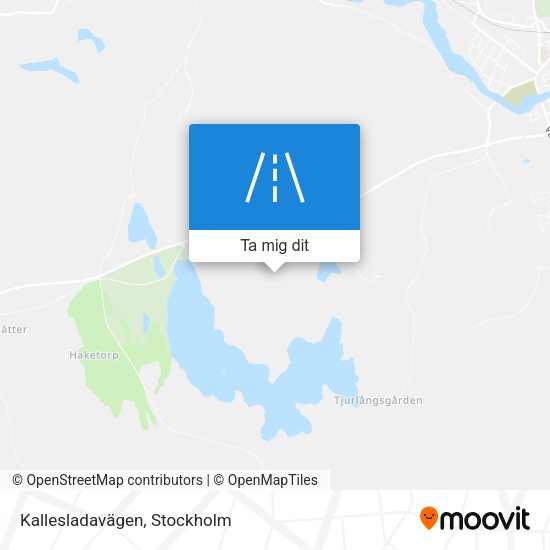 Kallesladavägen karta