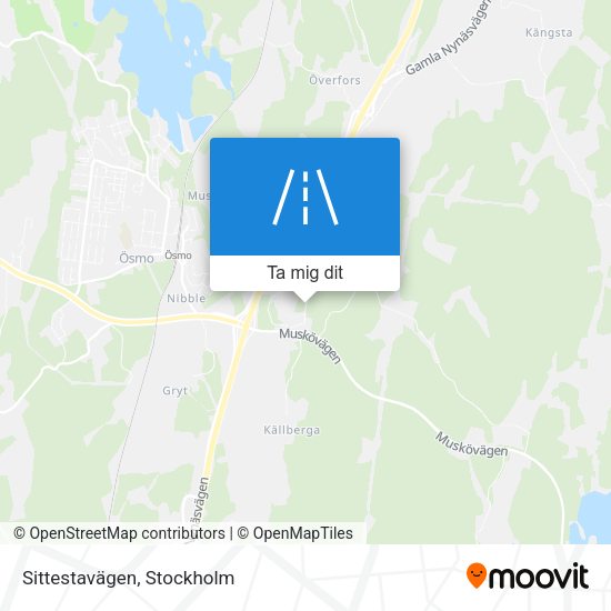 Sittestavägen karta