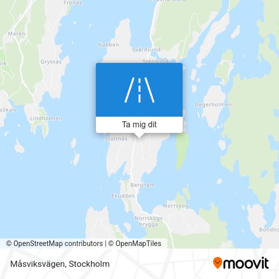 Måsviksvägen karta
