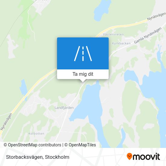 Storbacksvägen karta