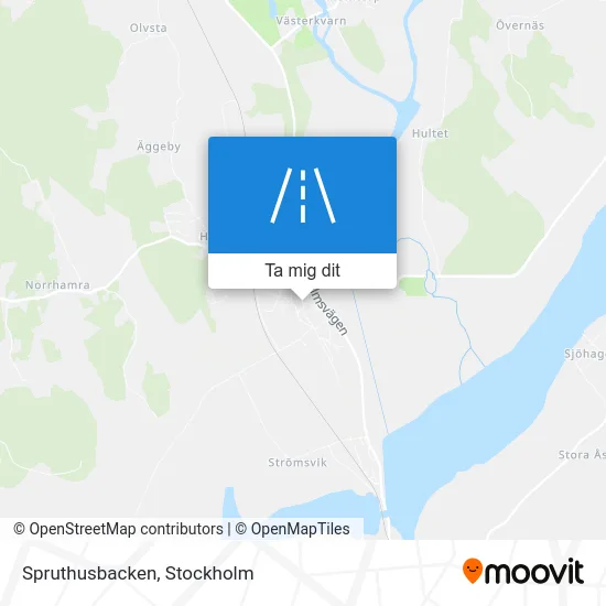 Spruthusbacken karta