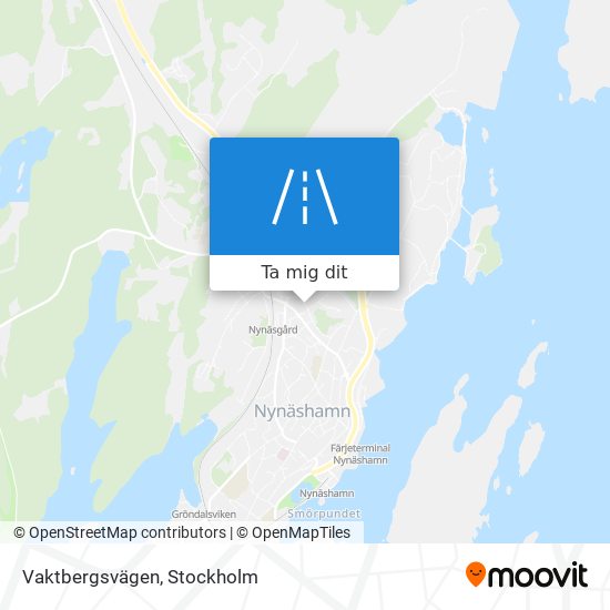 Vaktbergsvägen karta