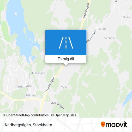 Karlbergvägen karta