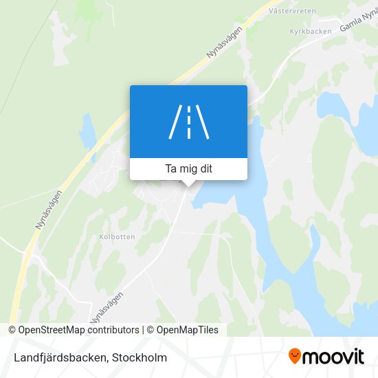 Landfjärdsbacken karta