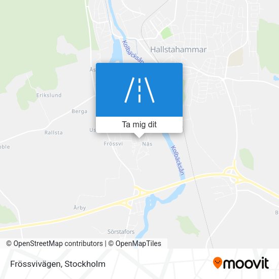 Frössvivägen karta