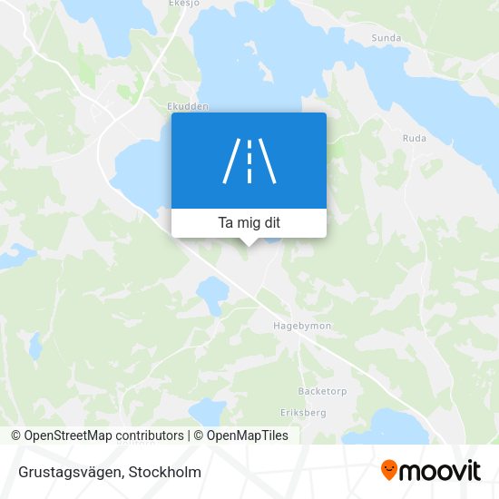 Grustagsvägen karta