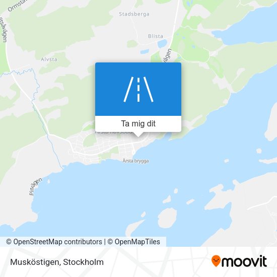 Musköstigen karta