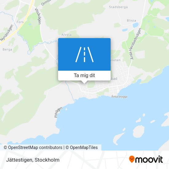 Jättestigen karta
