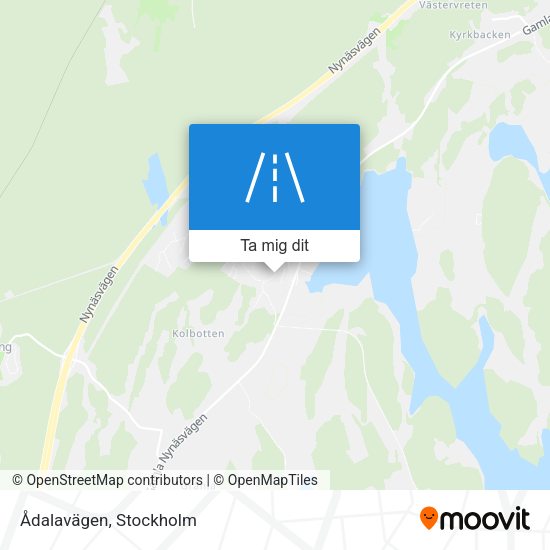 Ådalavägen karta