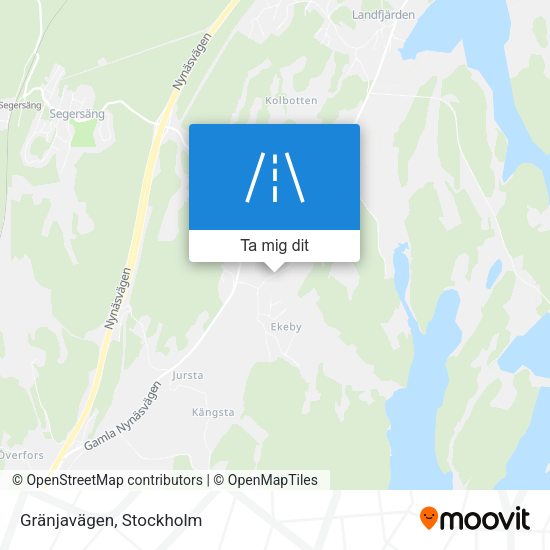 Gränjavägen karta