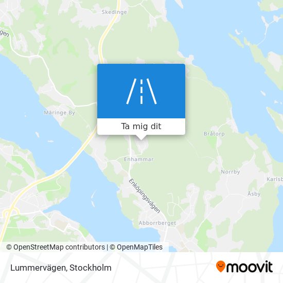 Lummervägen karta