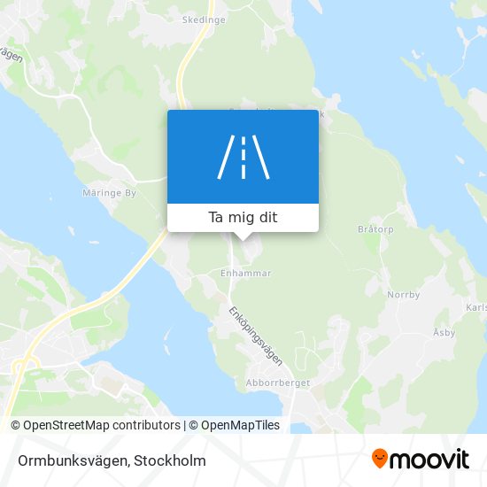 Ormbunksvägen karta