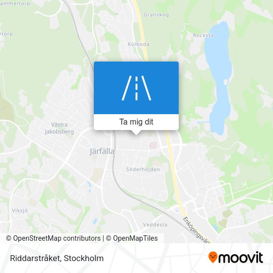 Riddarstråket karta