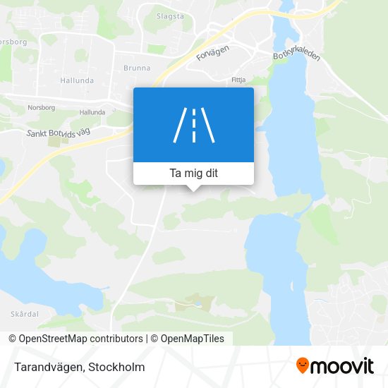 Tarandvägen karta