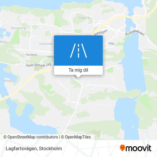Lagfartsvägen karta