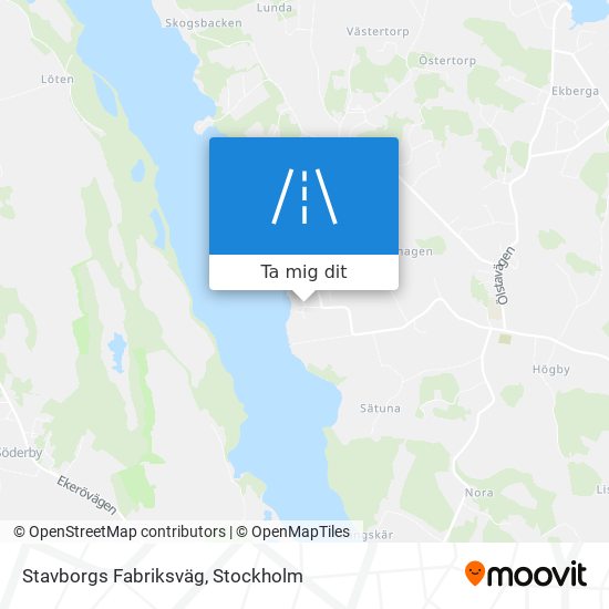 Stavborgs Fabriksväg karta