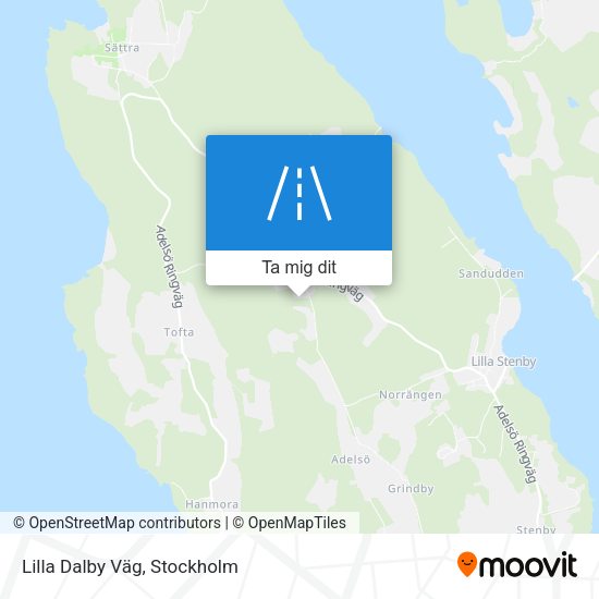 Lilla Dalby Väg karta