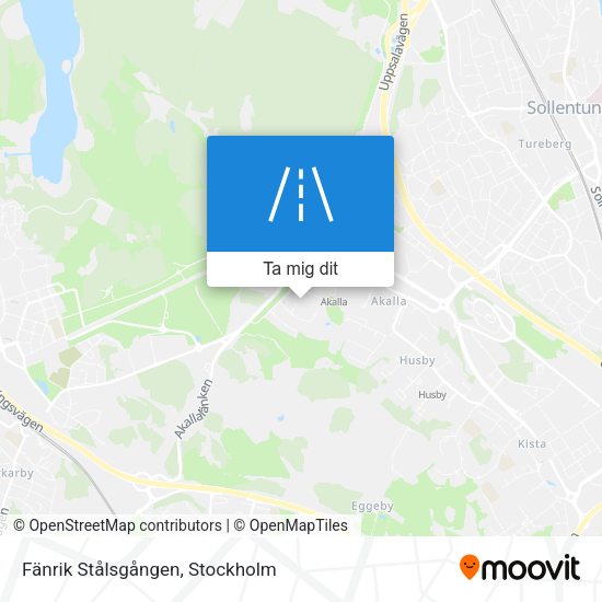 Fänrik Stålsgången karta