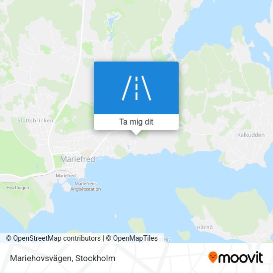 Mariehovsvägen karta