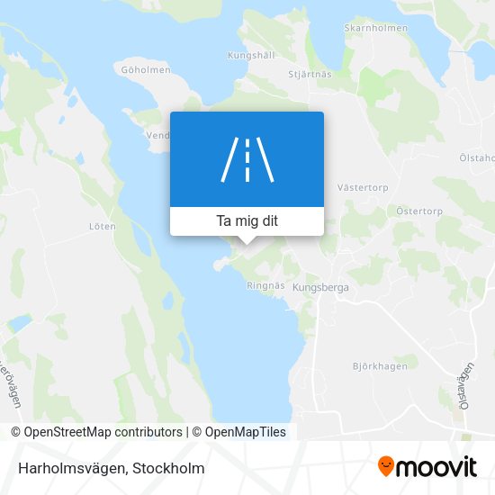Harholmsvägen karta
