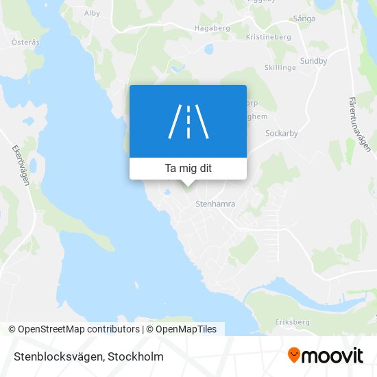 Stenblocksvägen karta