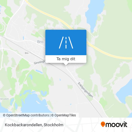 Kockbackarondellen karta