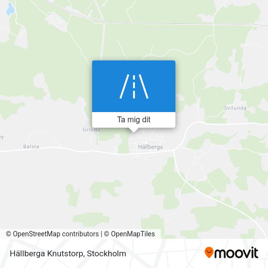 Hällberga Knutstorp karta