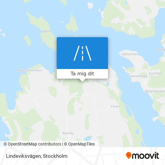 Lindeviksvägen karta