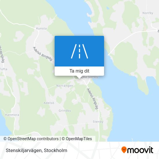 Stenskiljarvägen karta