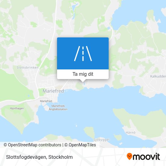 Slottsfogdevägen karta