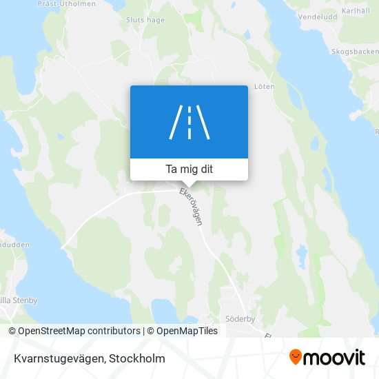 Kvarnstugevägen karta