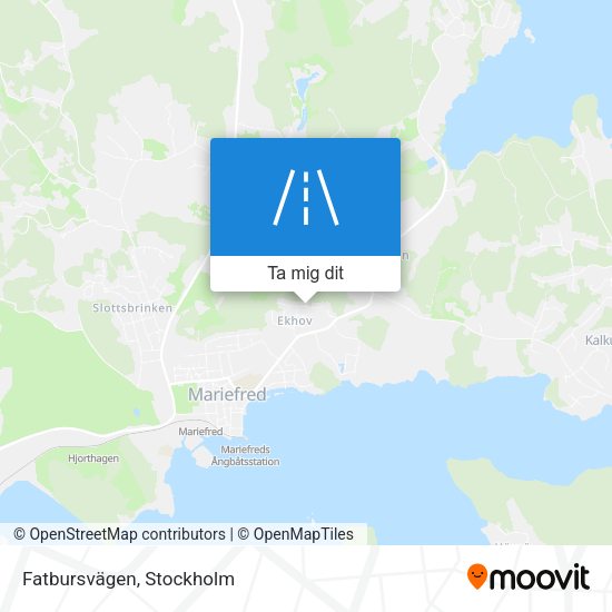 Fatbursvägen karta