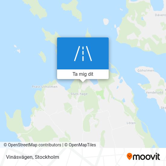 Vinäsvägen karta