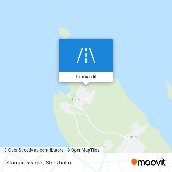 Storgårdsvägen karta