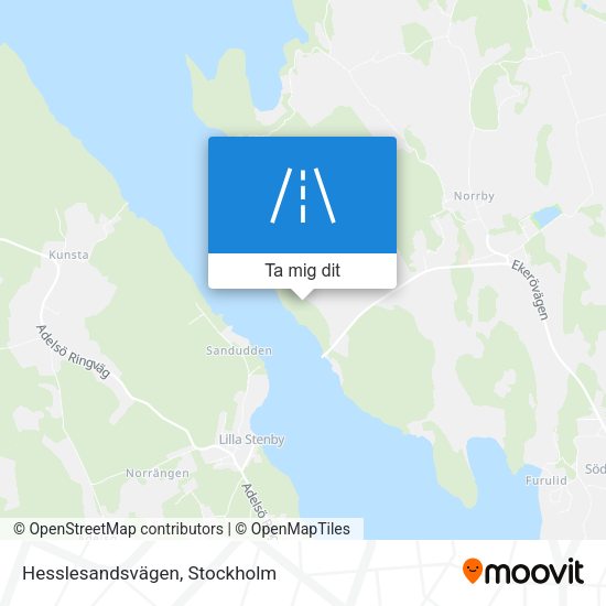 Hesslesandsvägen karta