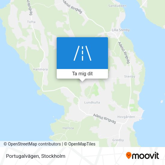 Portugalvägen karta