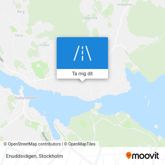 Enuddsvägen karta