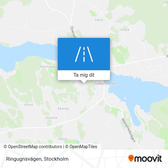 Ringugnsvägen karta