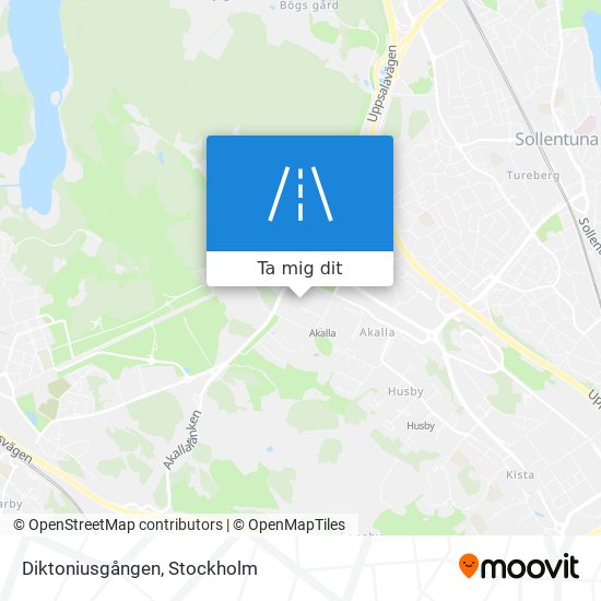 Diktoniusgången karta